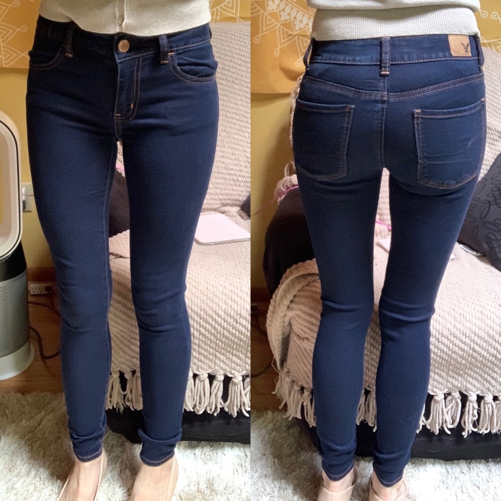 Size 0 Short Dark Wash American Eagle Outfitters Jeans